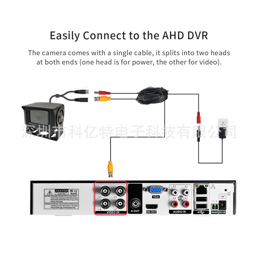 8 kanallı video kaydedici 1080P 5MP 6-in-1 DVR