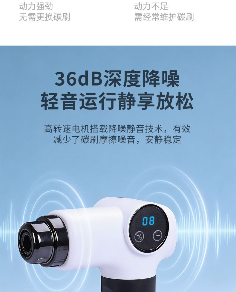 厂家新款筋膜枪小型按摩仪家用按摩器电动智能肌肉放松颈膜按摩枪