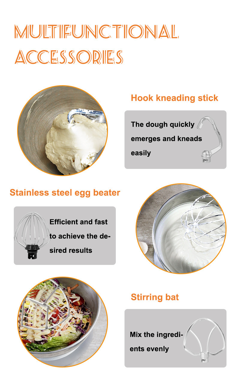 Sokany dough mixer, 8L, automatic, SK-275