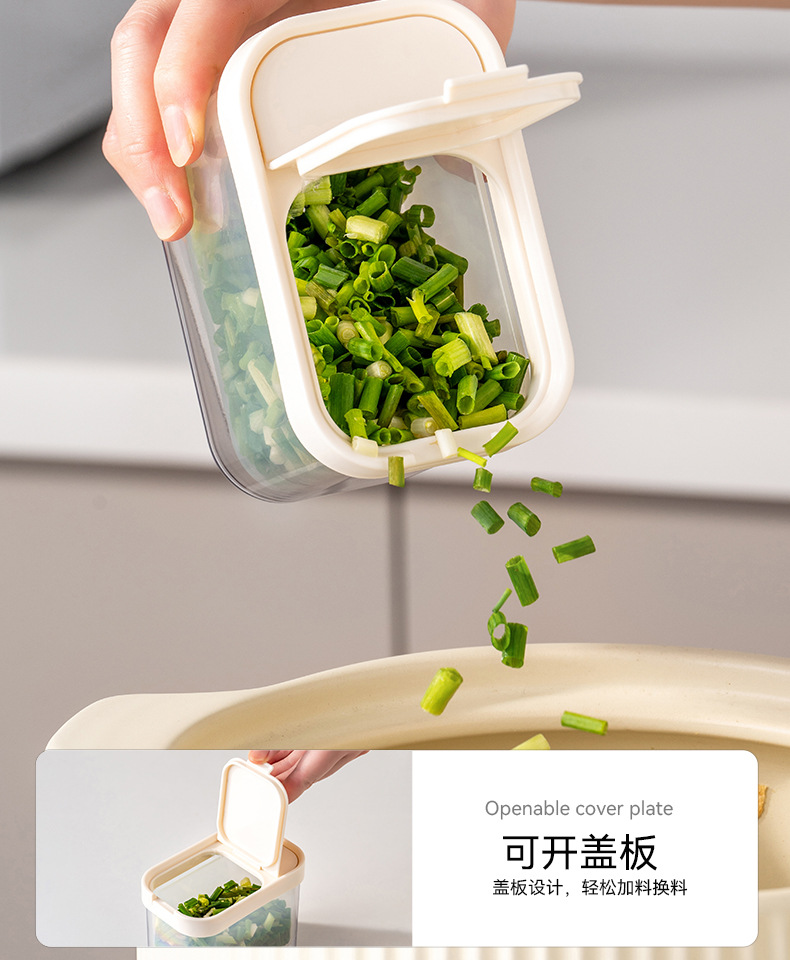 Refrigerator Storage Box Food Grade Drainable Fresh-keeping
