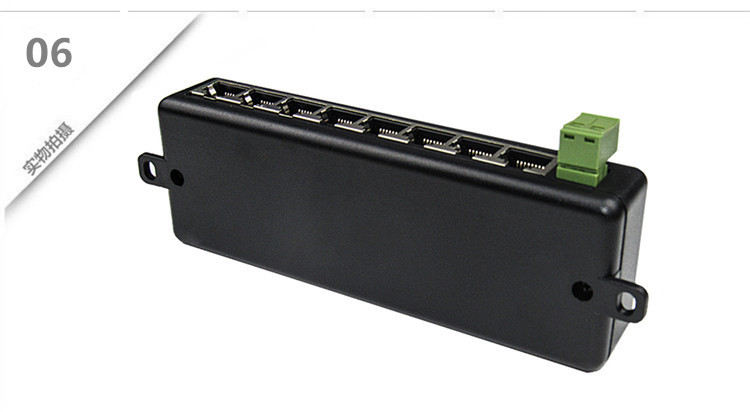 8 Port POE merkezi güç kaynağı modülü, 12-48V