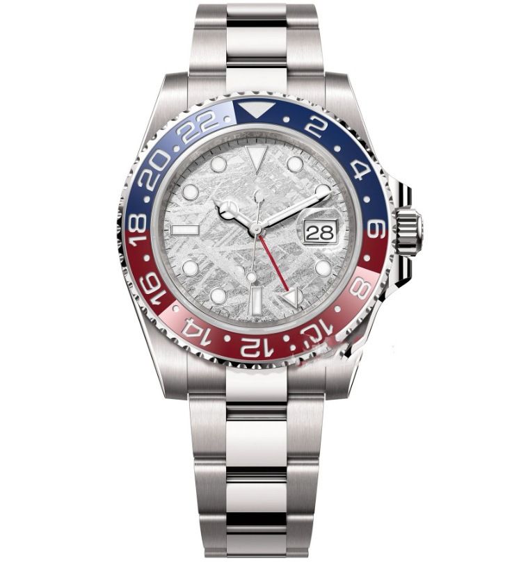 Men's 4-needle ceramic ring quartz watch