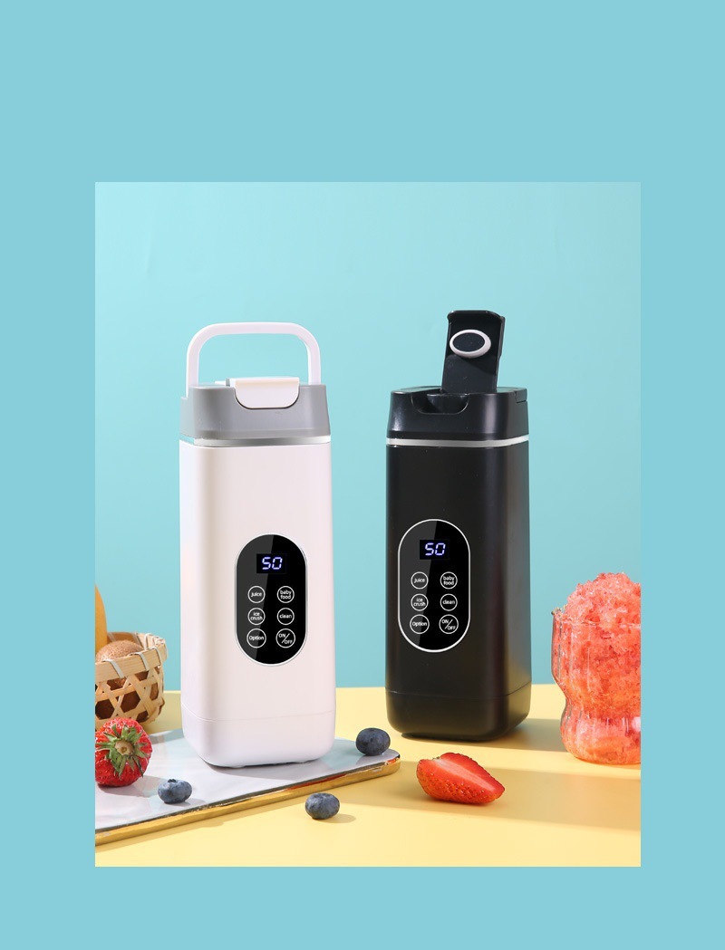 Portable USB rechargeable juicer, 12 blades, ice crusher