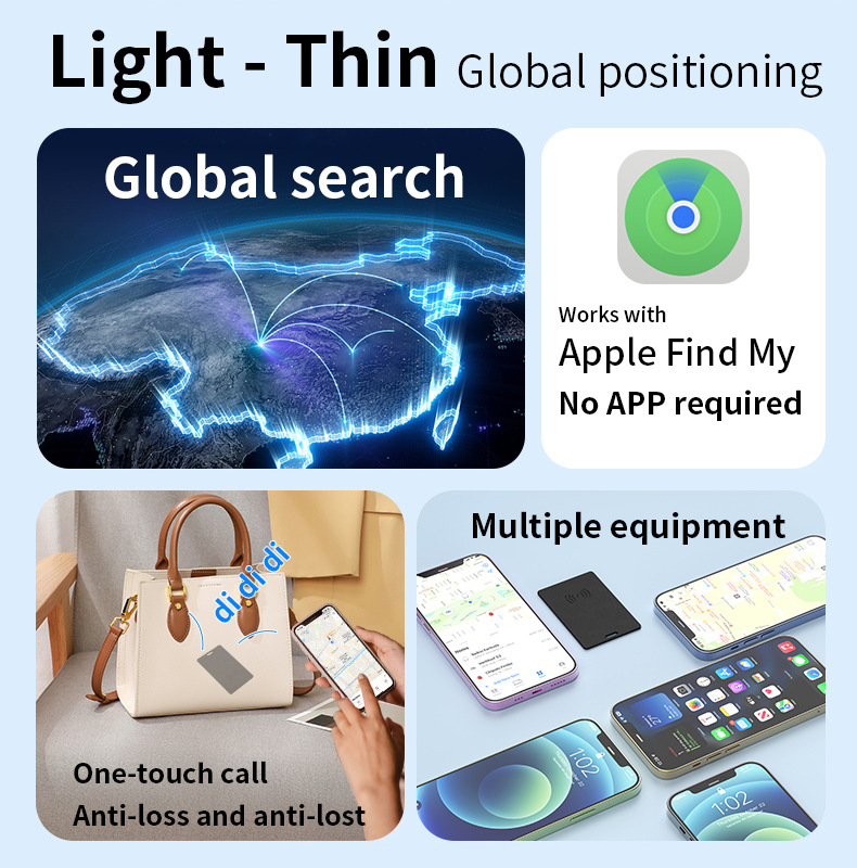 Wireless charging tracker, MFi compatible, wallet locator