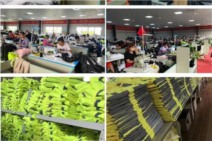 Regenjacke mit Regenhose Unisex reflektierend 2-teilig