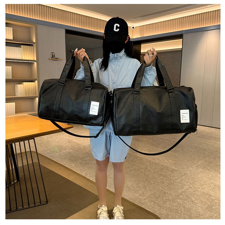Travel bag and men's backpack with dress and shoe compartment