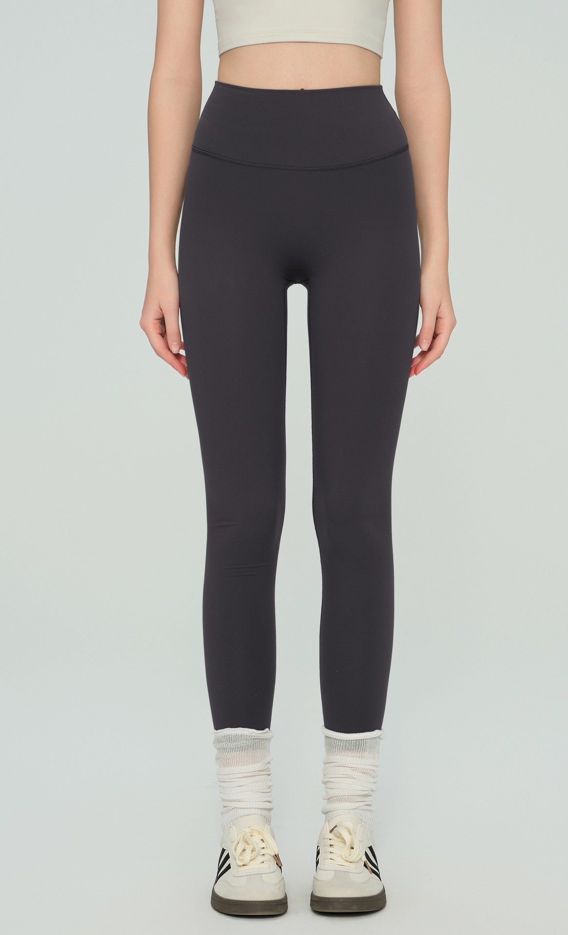 LULU gefütterte Yoga-Leggings thermische Hai-Leggings