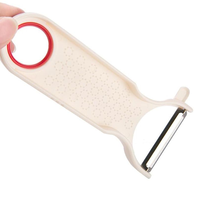 Stainless steel kitchen peeler, multifunctional