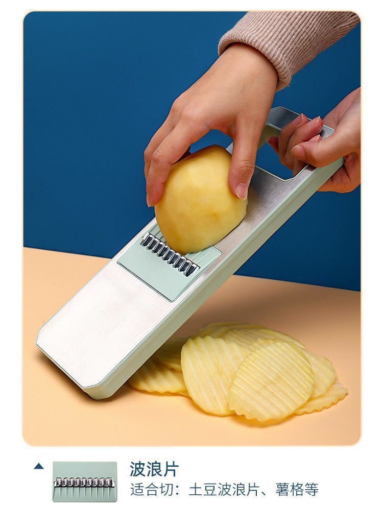 Multifunctional vegetable cutter, potato slicer, grater
