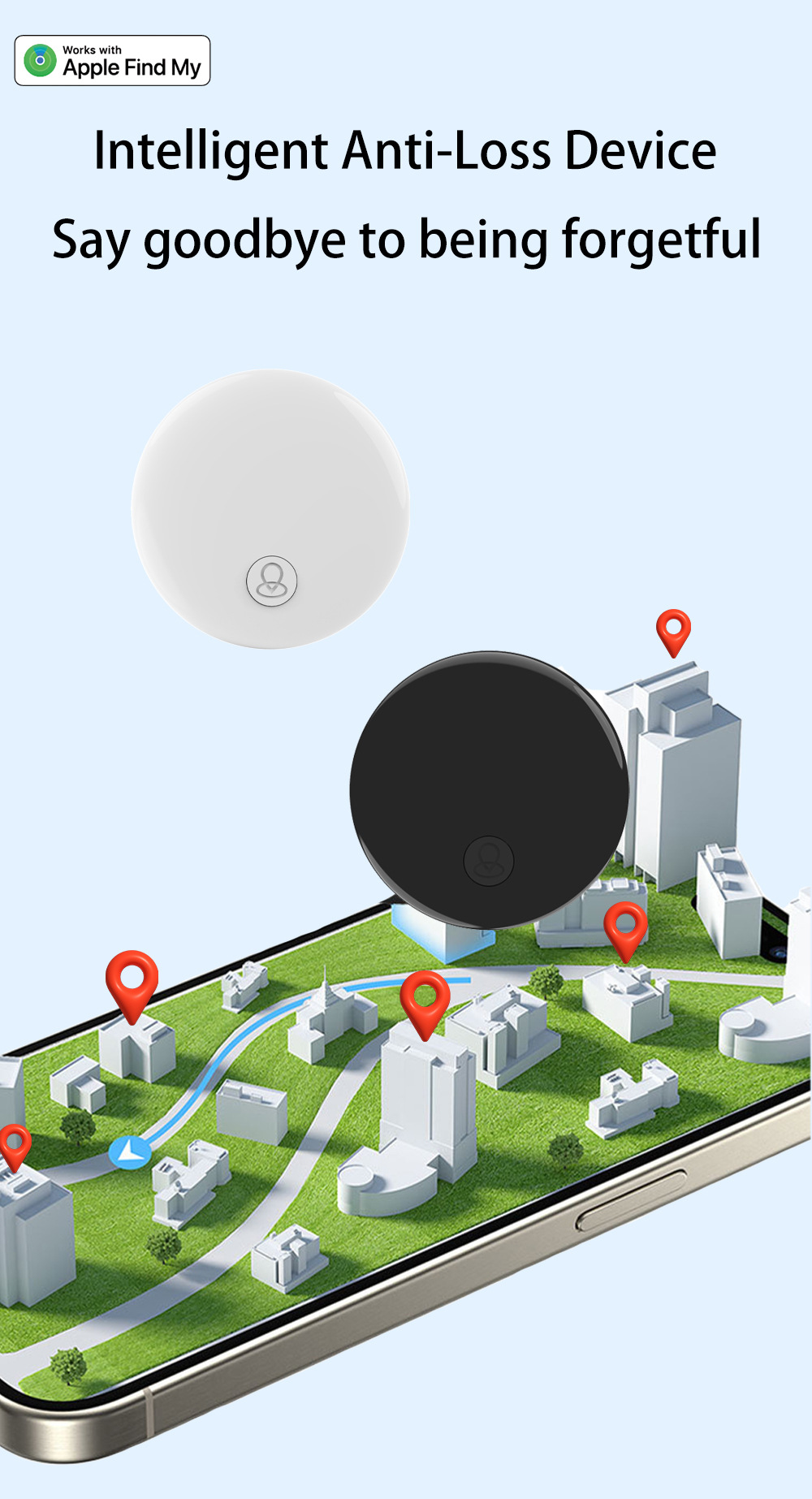 itag GPS-Tracker Apple Android kompatibel Kinder Haustiere
