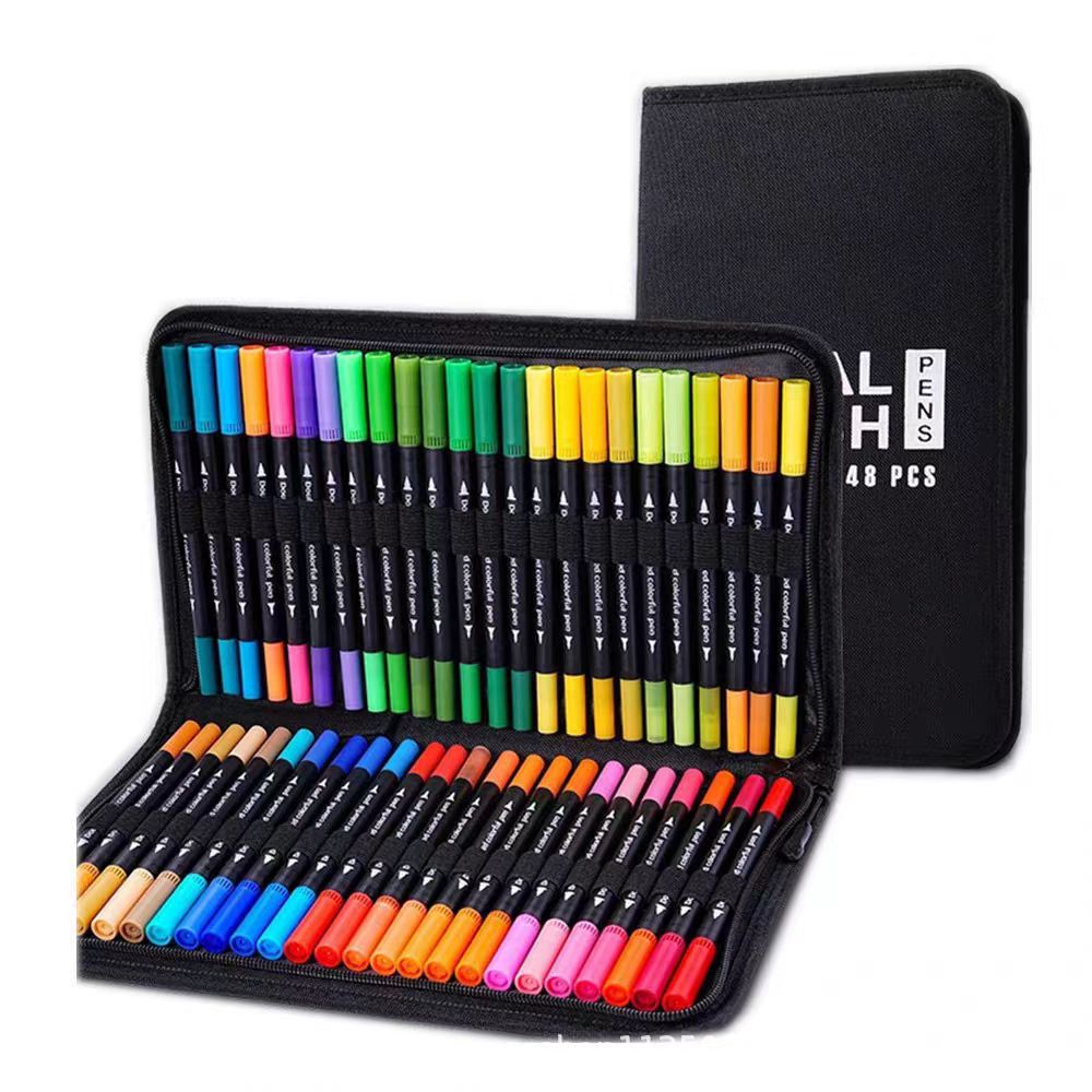 Doppelkopf-Marker waschbar Aquarellstift Kinder-Malset