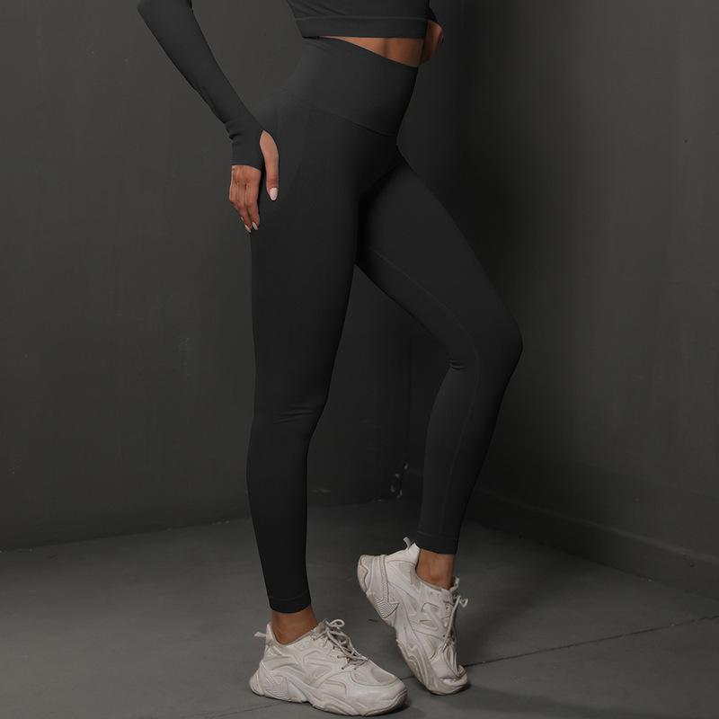 Gülümsüyen yüz yoga pantolonu, peach lift, yüksek bel