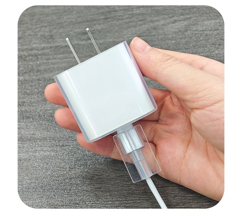 iPhone charging head TPU transparent soft protective case