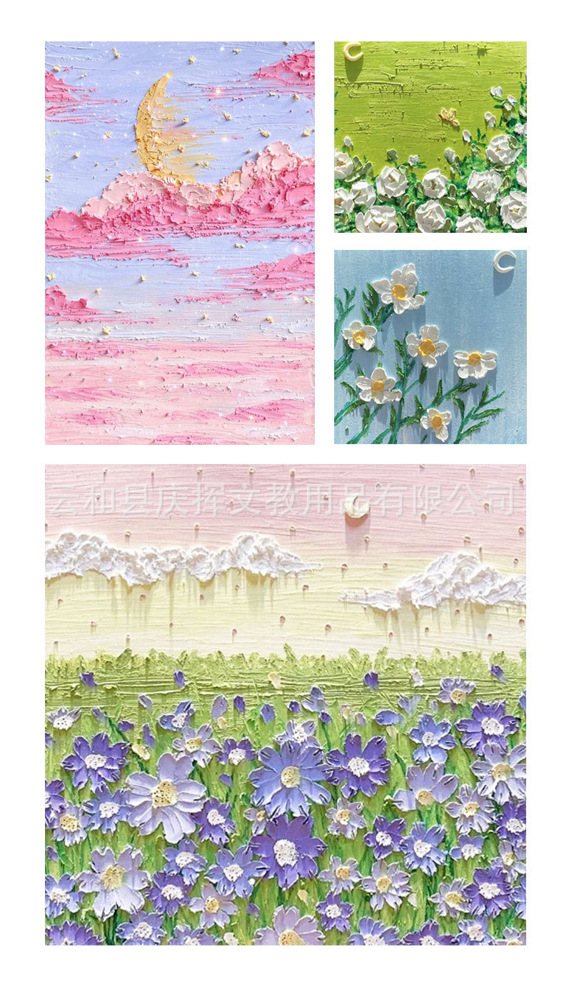 Yağlı pastel kalem seti, çocuk ve okul sanat malzemeleri