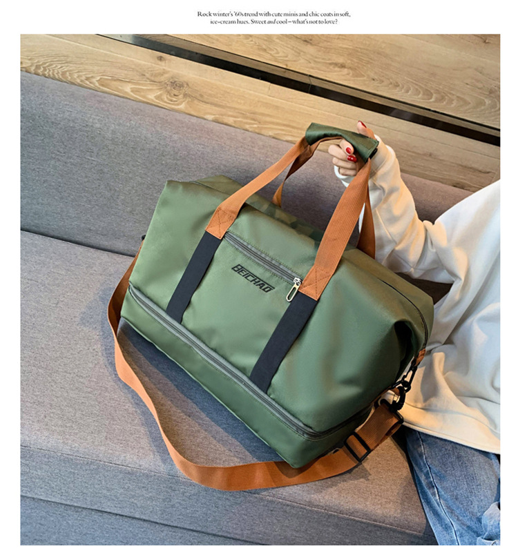 Gym Bag, Dry-Wet Separation, Independent Shoe Compartment