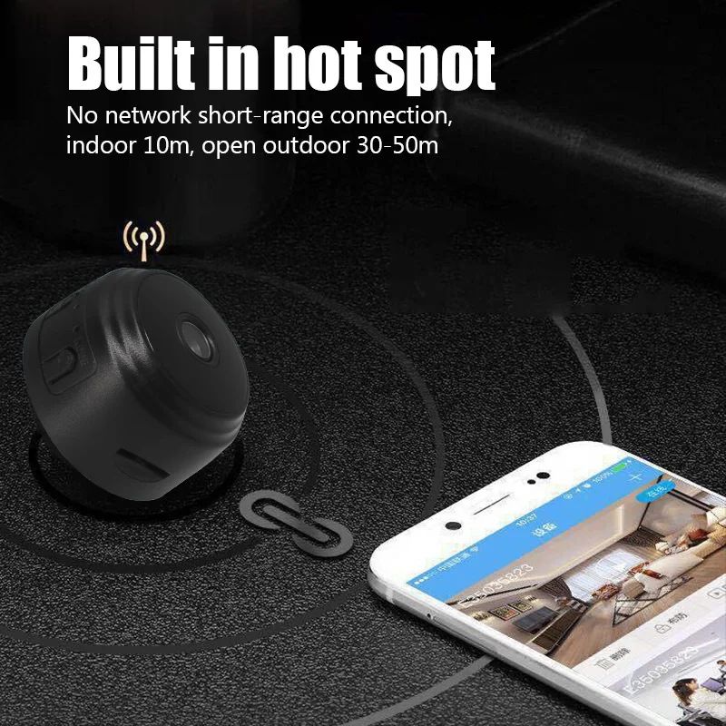 A9 magnetic smart wireless WiFi network camera, HD, compact