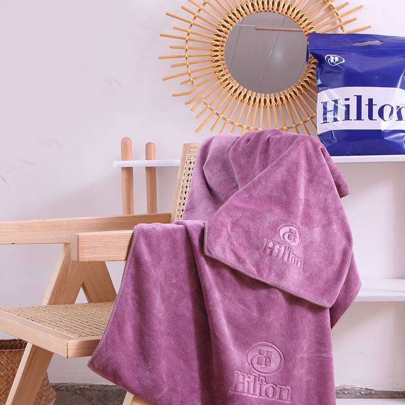 Hilton otel banyo havlusu seti 2 parça, nano fiber