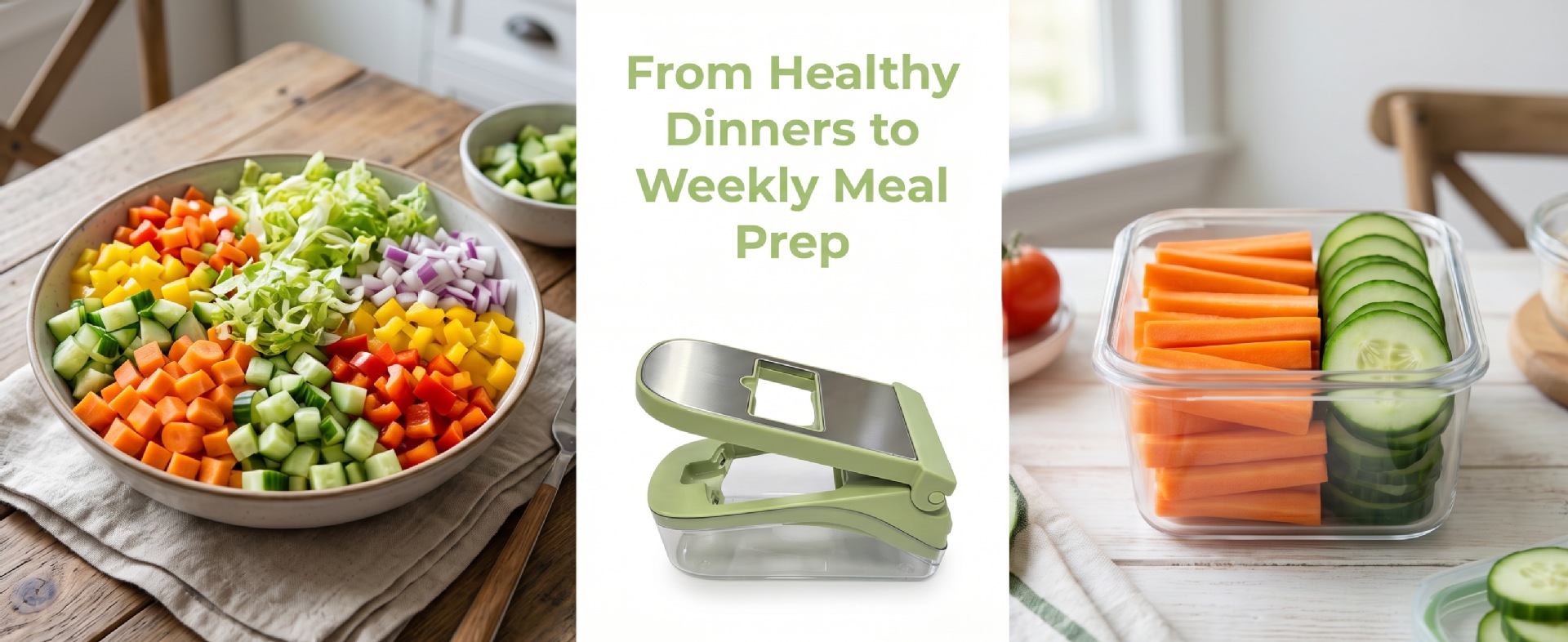 Multifunctional Vegetable Chopper Slicer Shredder