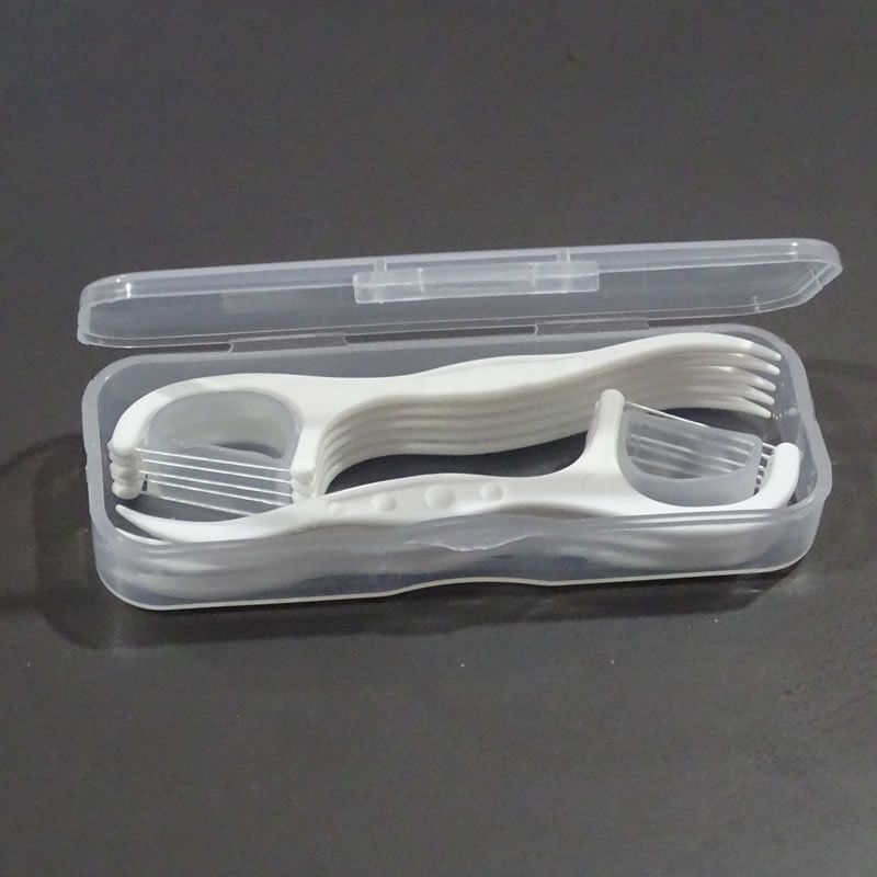 Diş ipi çubukları, 10 parça, taşınabilir set