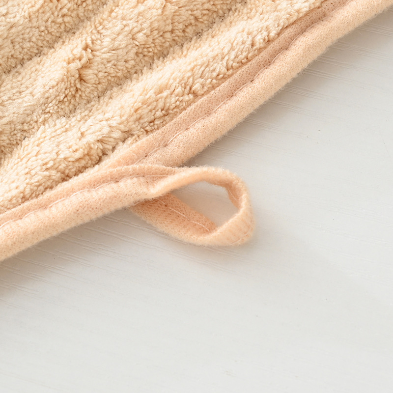 Coral fleece towel set, absorbent and quick-drying