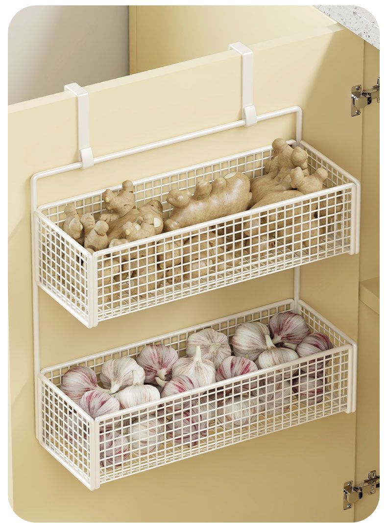 Kitchen storage shelf, wall-mounted, spice box