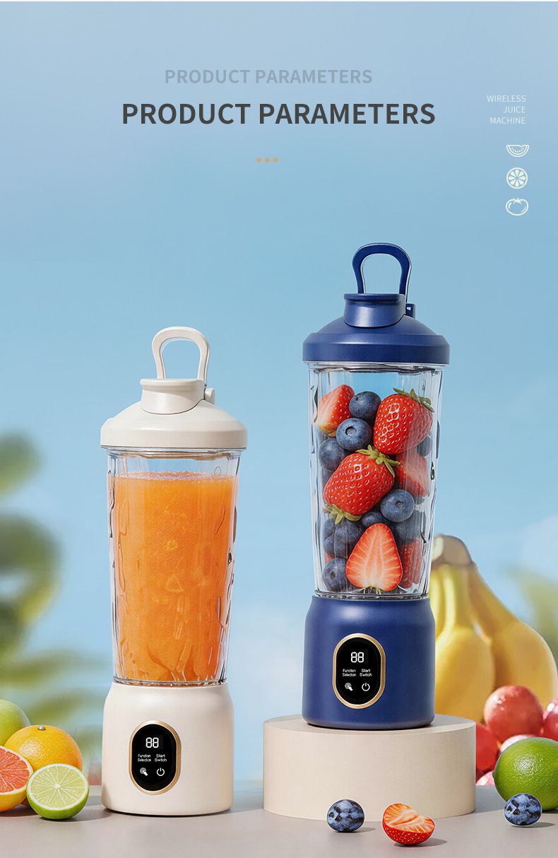 Digital juicer, USB rechargeable, portable