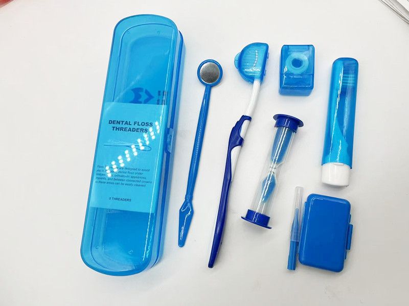 Kieferorthopädisches Mundpflege-Set, 8-teilig, Zahnarzt