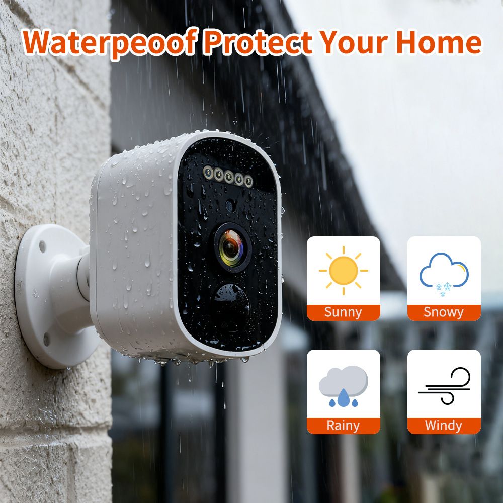 WiFi Battery Security Camera HD Waterproof
