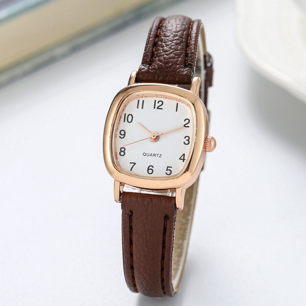 Women's Korean-style quartz watch with elegant thin strap