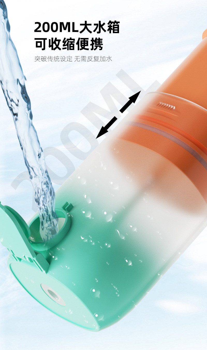 Portable electric pulse water flosser