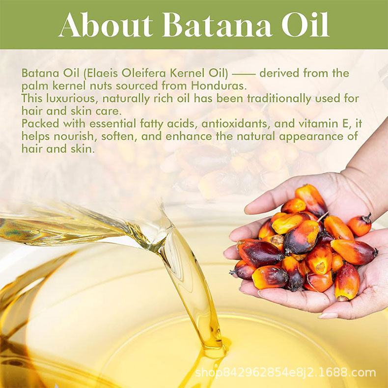 Batana hair care oil, nourishing and smoothing treatment