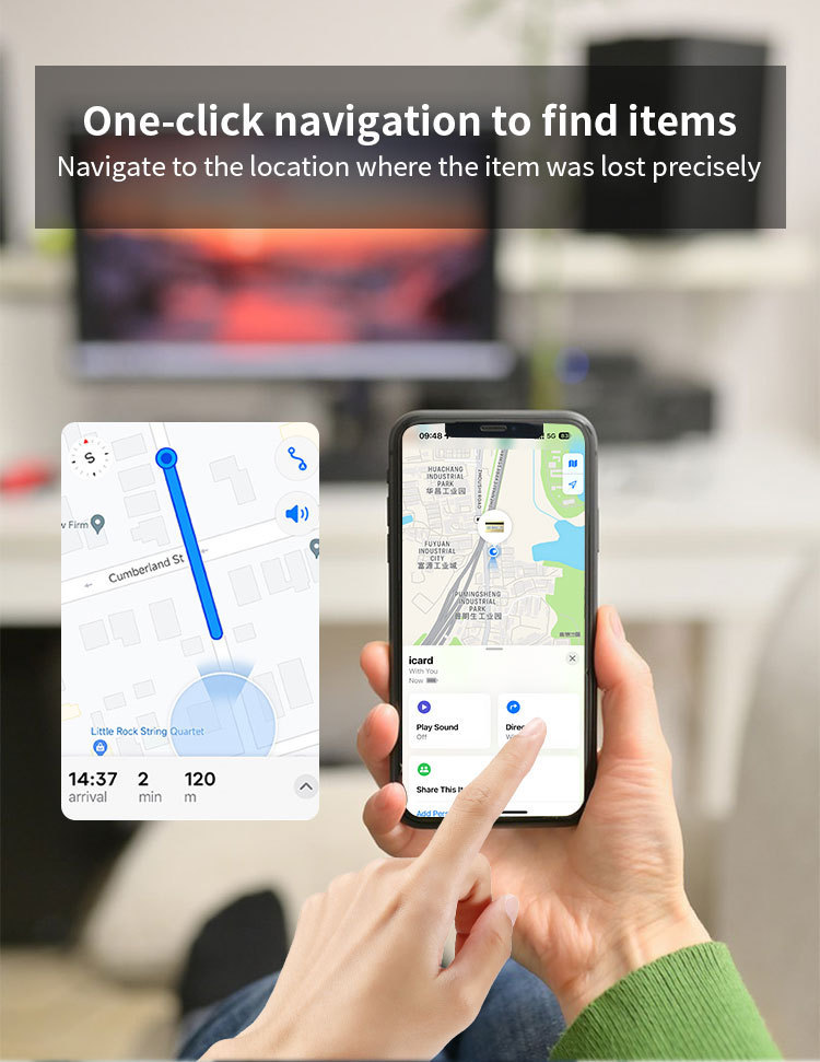 MFI-zertifiziertes GPS-Gerät AirTag Alternative