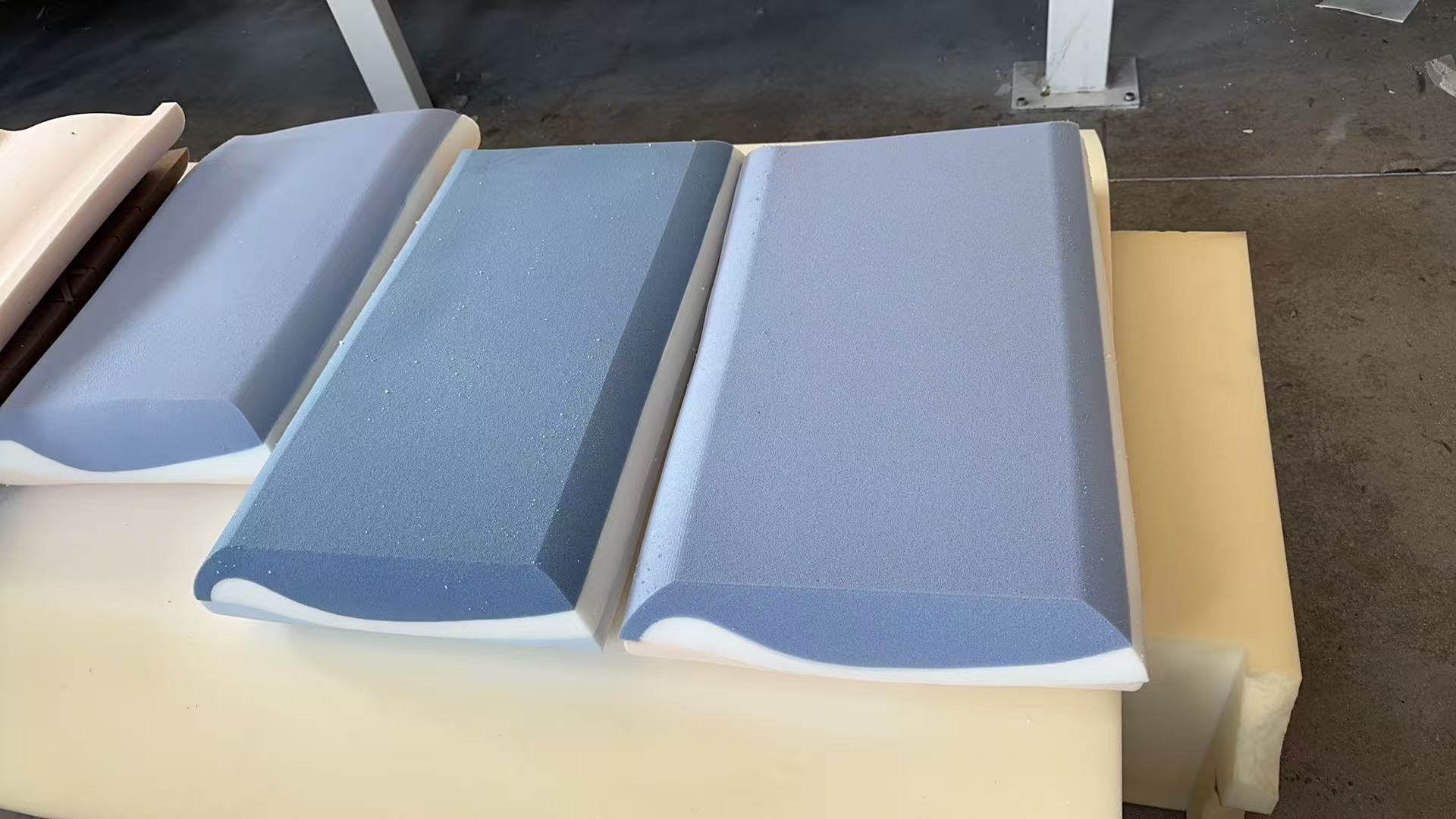 Memory foam sleep pillow neck support