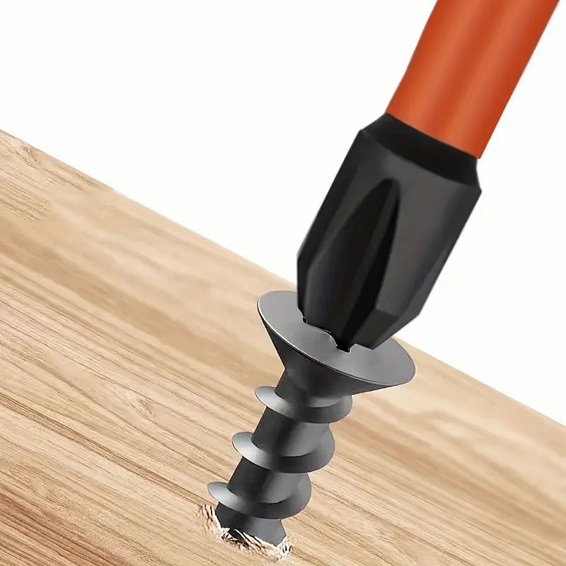 Electric screwdriver set with extended high-hardness bits, alloy steel