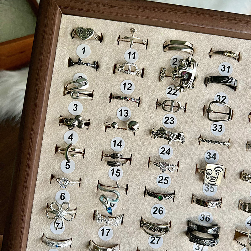 Lanzi 925 gümüş kadın yüzüğü açık ayarlanabilir