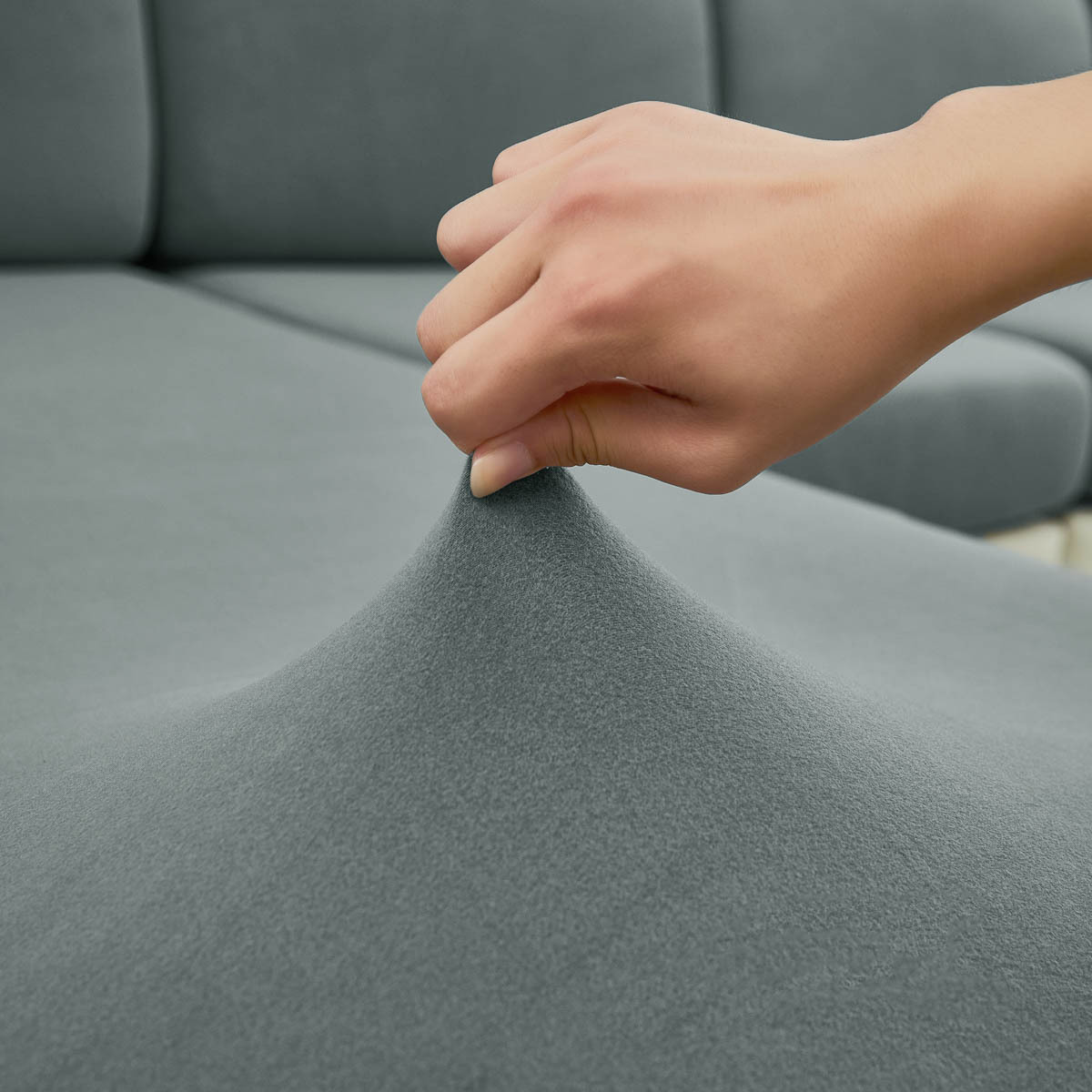 Süt ipek TPU su geçirmez kanepe yastık kılıfı, 180gsm