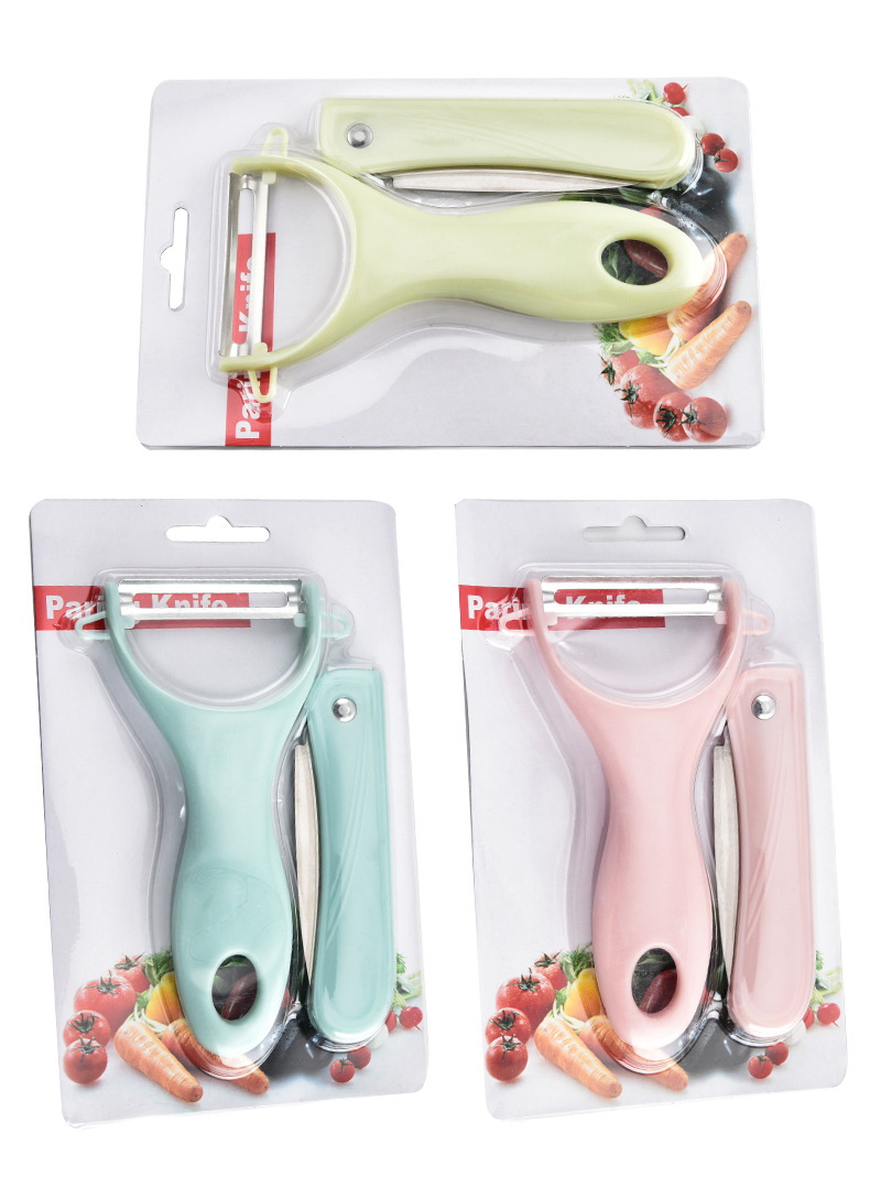 Vegetable and fruit peeler, two-piece set