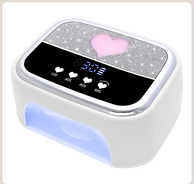Rechargeable nail lamp 168W UV acrylic gel long-lasting