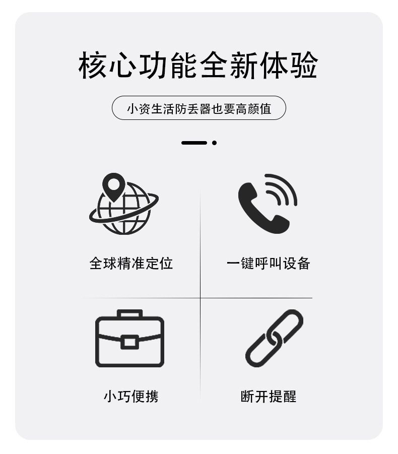 GPS pet tracker with Apple FindMy compatibility