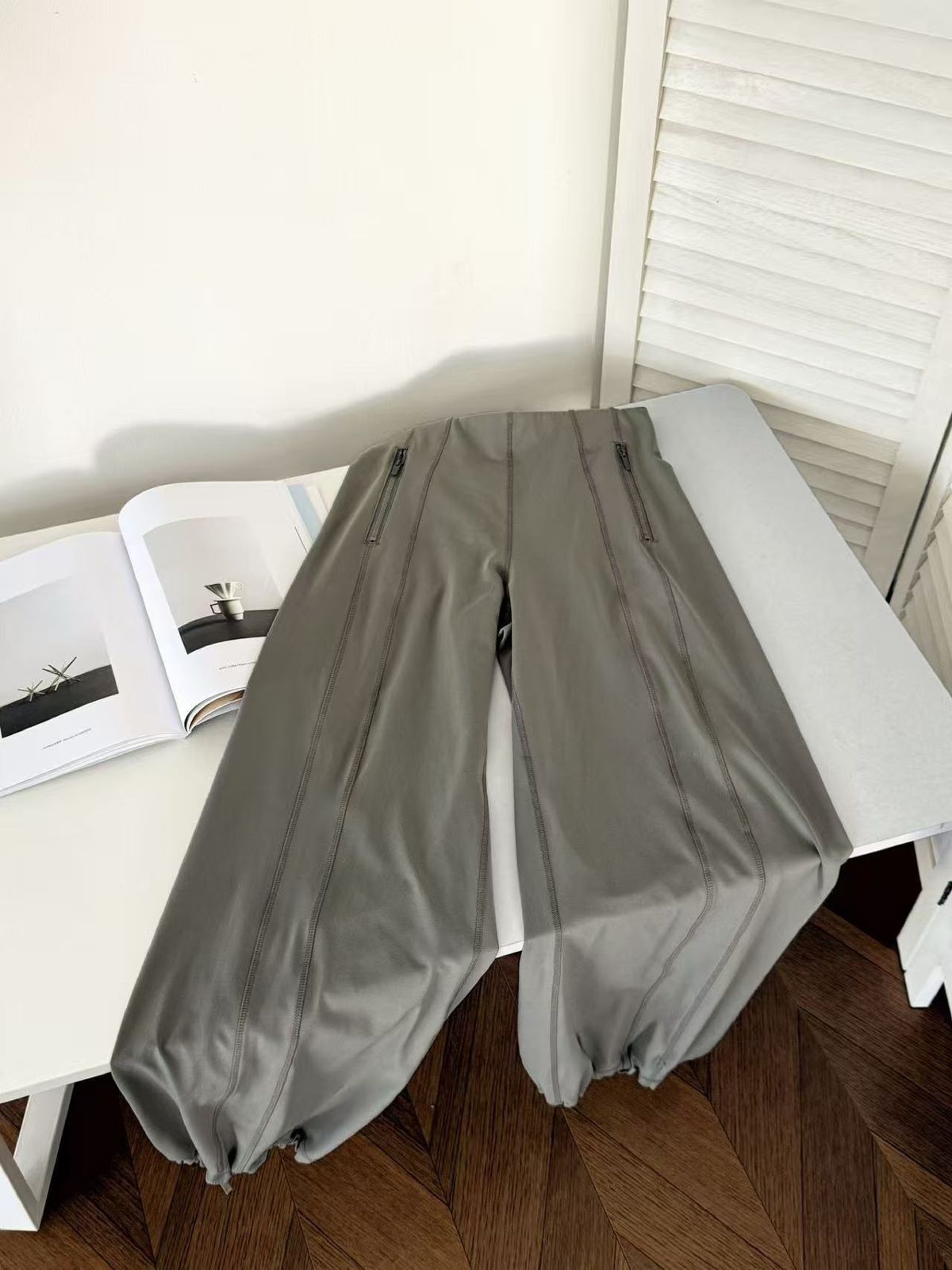 Lu high-waist wide-leg yoga pants lightweight soft comfortable