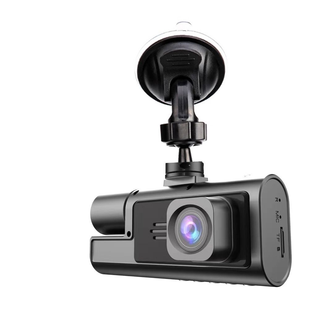 Dashcam, 3-lens, Full HD backup camera, smartphone connected