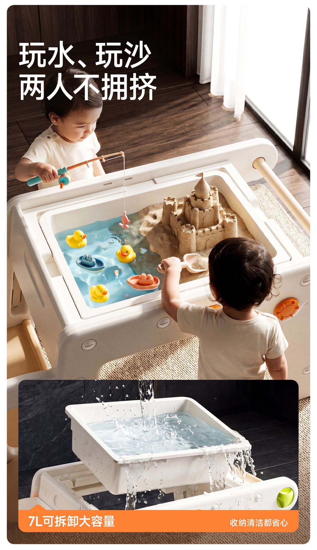 Manlong multifunctional play table building blocks drawing baby toy