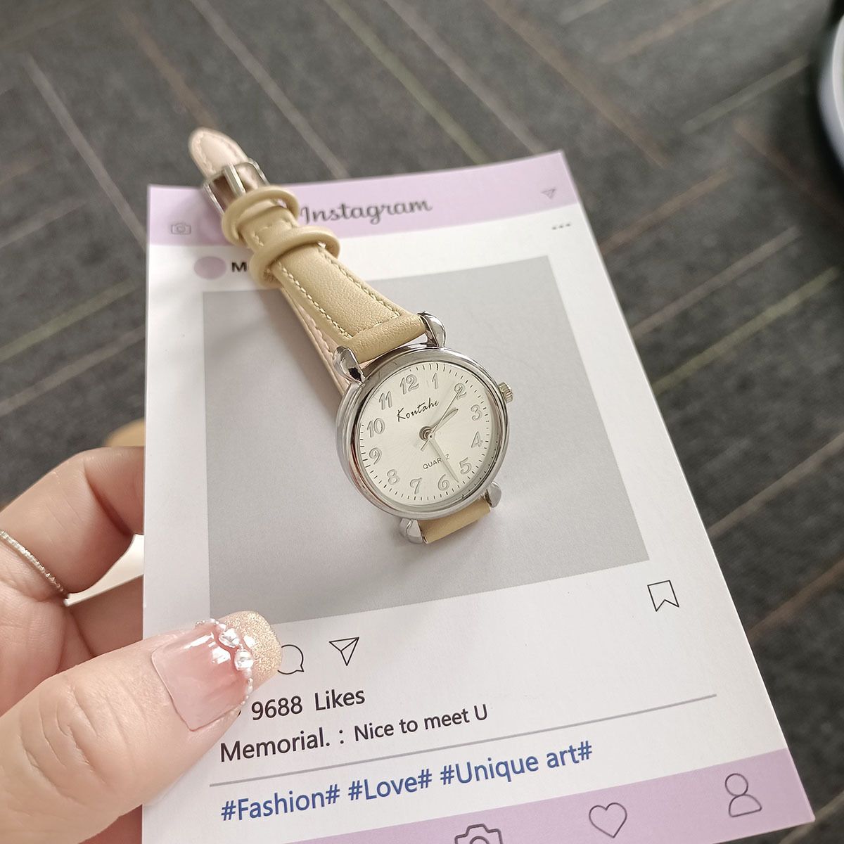 Women's Quartz Watch Small Dial Vintage Simple