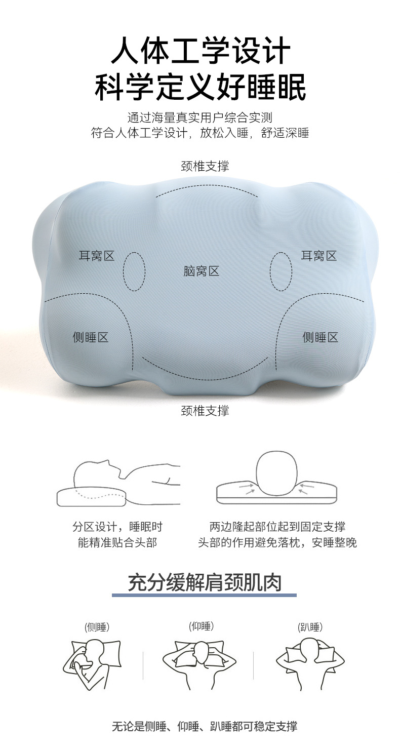 Memory foam neck pillow, hotel quality