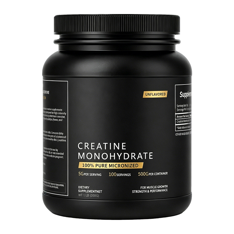 Kreatin monohydrat tozu, spor takviyesi, 500g