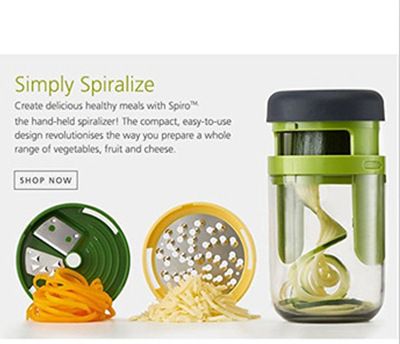 Multifunctional vegetable cutter with rotating container for cucumbers and zucchini