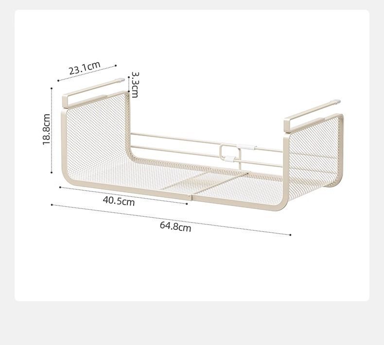 Kitchen storage shelf, retractable, spice organizer