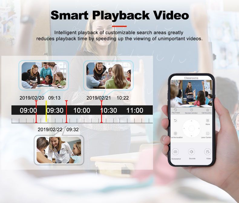 HD WiFi dış mekan güvenlik kamerası sistemi gece görüşlü