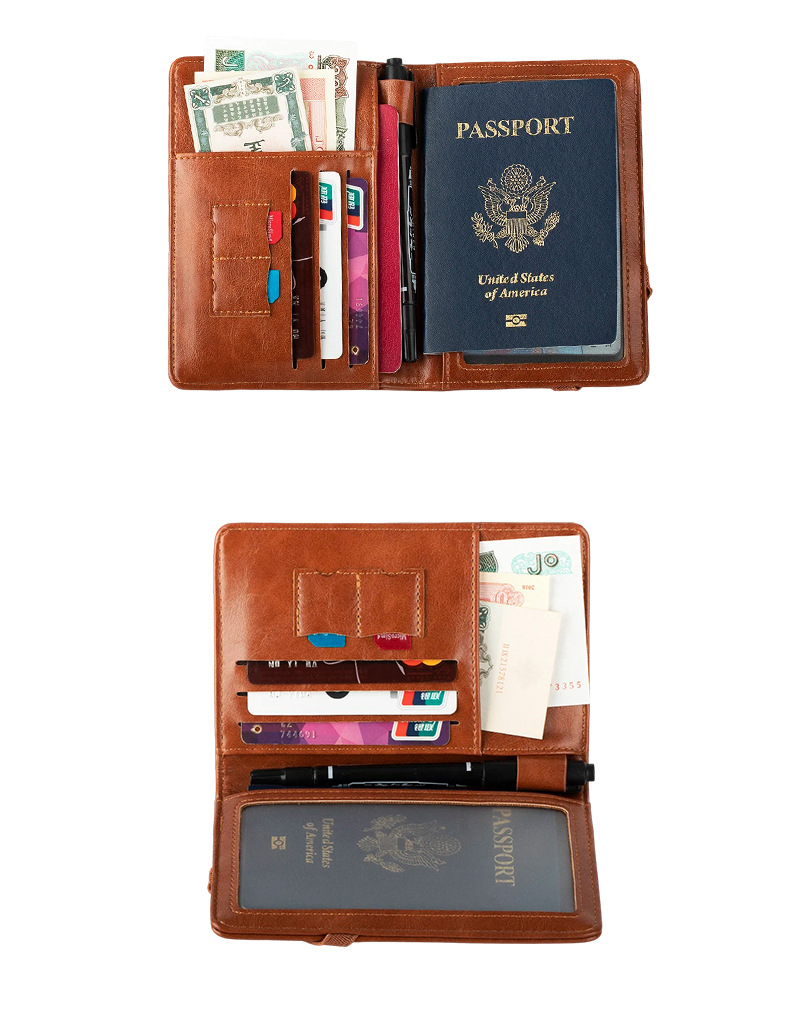 Multifunctional passport holder, travel document organizer