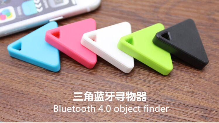 Üçgen Bluetooth anti-kayıp takip cihazı, anahtar ve çanta için